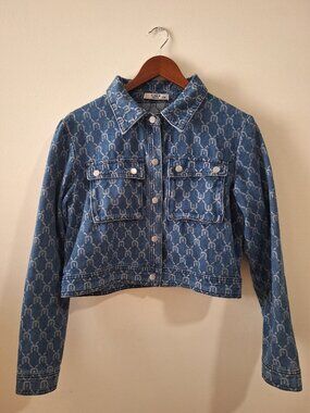 Monogrammed Denim Jacket